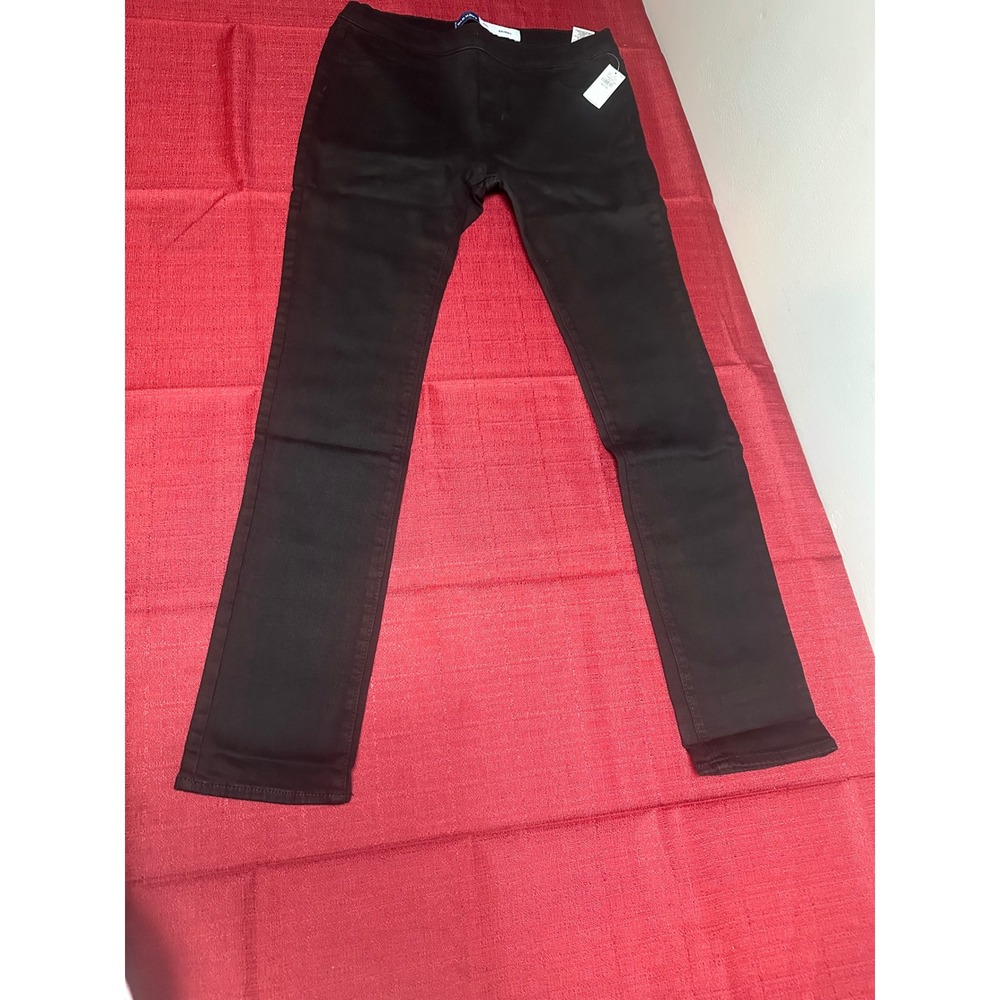 Old Navy Womens Skinny Pull On Jeans Black Size XXL 18 Stretch Denim Pants